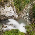 Blick auf einen Wasserfall 