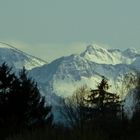 Blick auf einige "Münchner Hausberge" (ca. 70km entfernt).