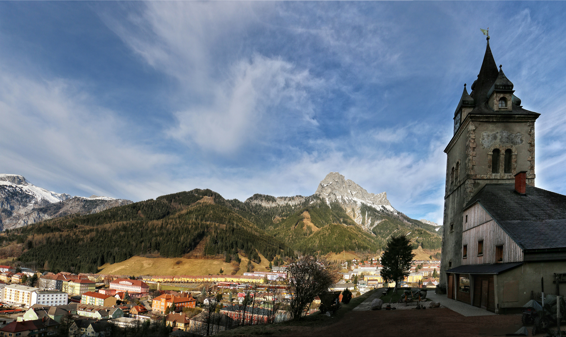 Blick auf Eisenerz