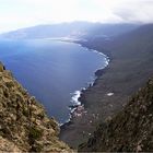 Blick auf El Golfo vom Mirador de Bascos