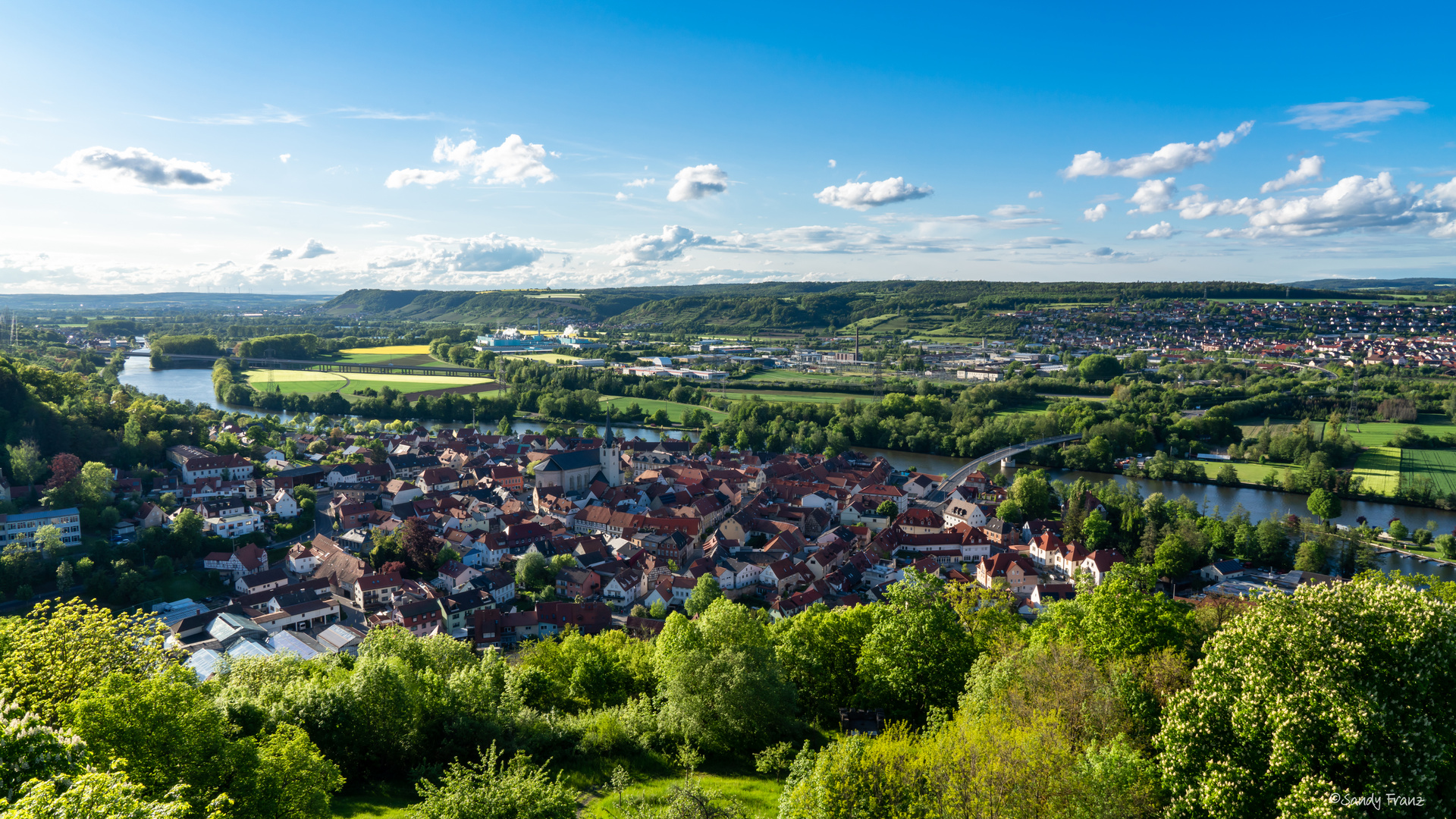 Blick auf Eltmann