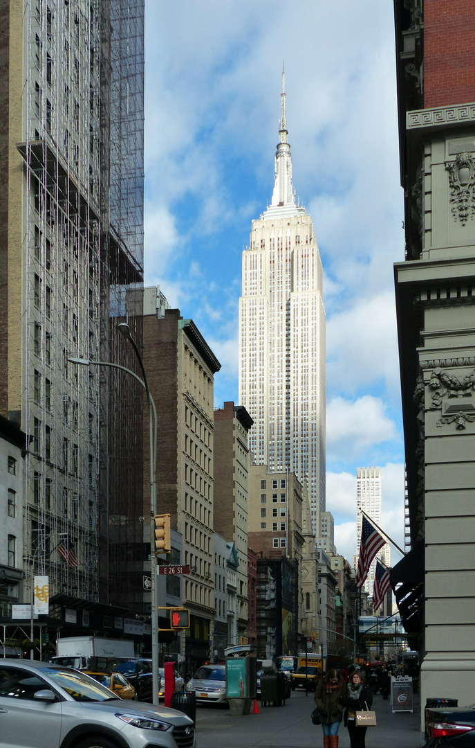 Blick auf Empire State Building