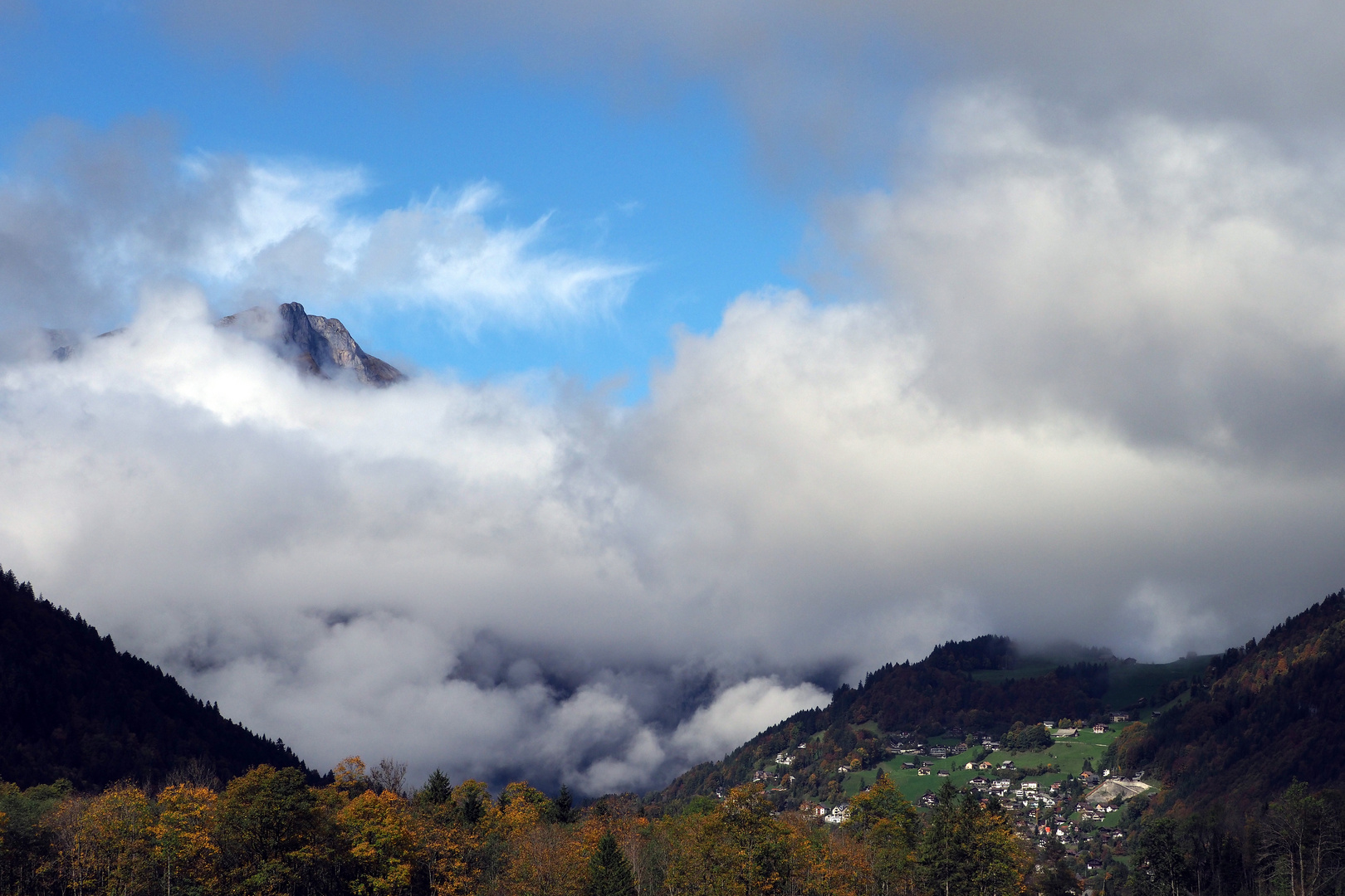 blick auf engelberg