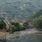 Blick auf Entraygues-sur-Truyère