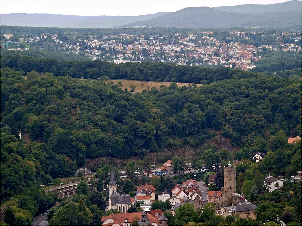 Blick auf Eppstein im Taunus...