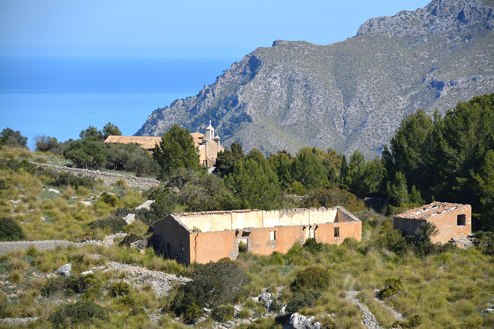 Blick auf Ermita de Betlem