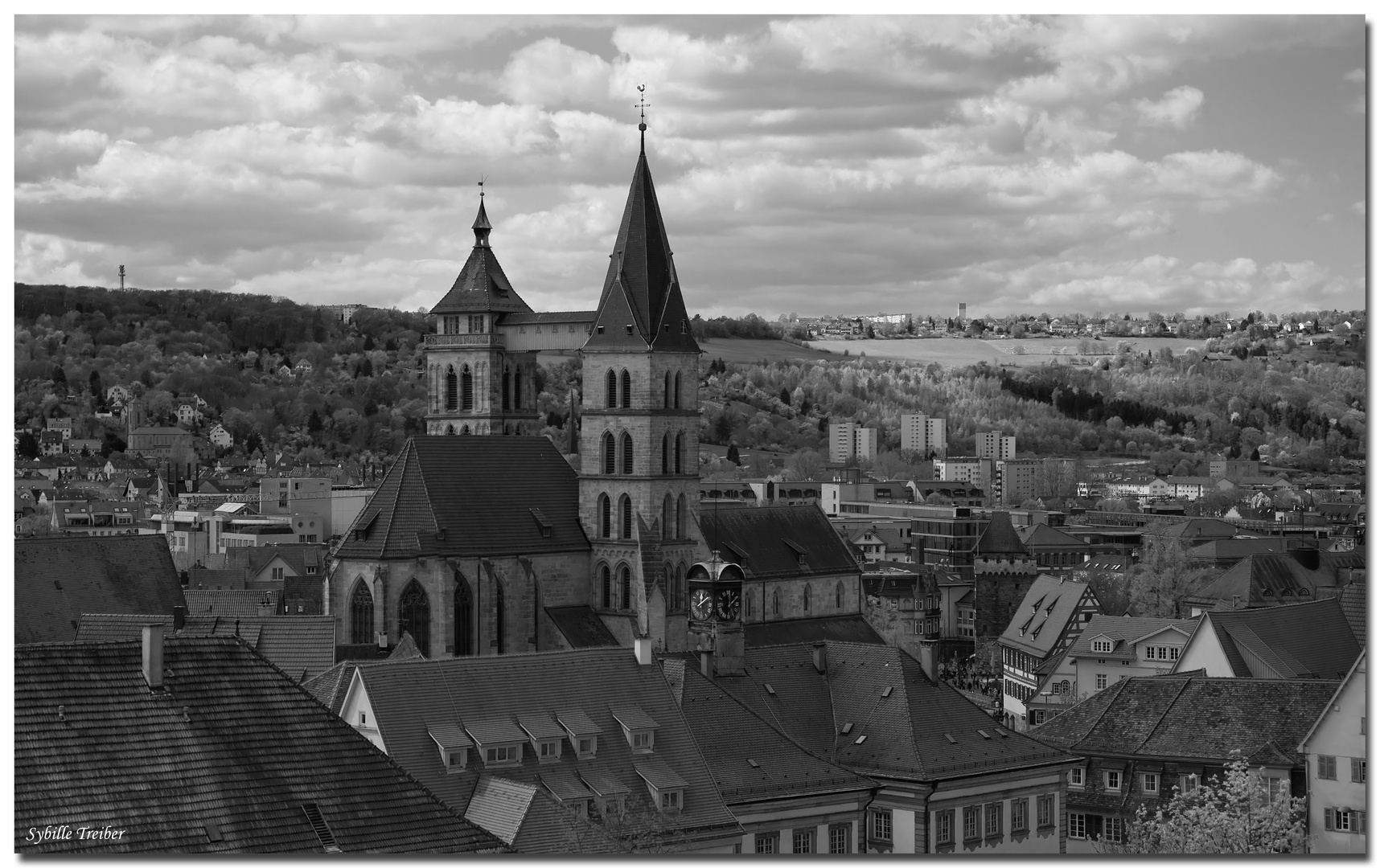 Blick auf Esslingen