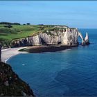 Blick auf Etretat ohne Etretat