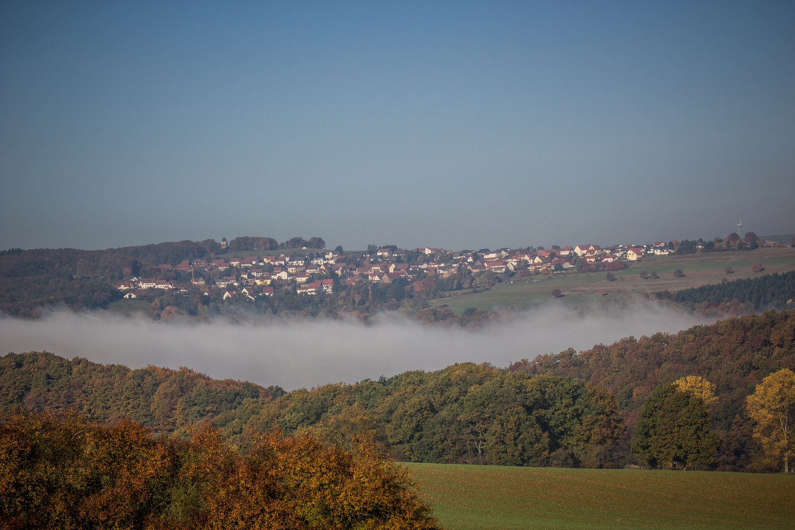 Blick auf Eulenbis in der Pfalz