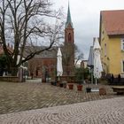 Blick auf evangelische Stadtkirche