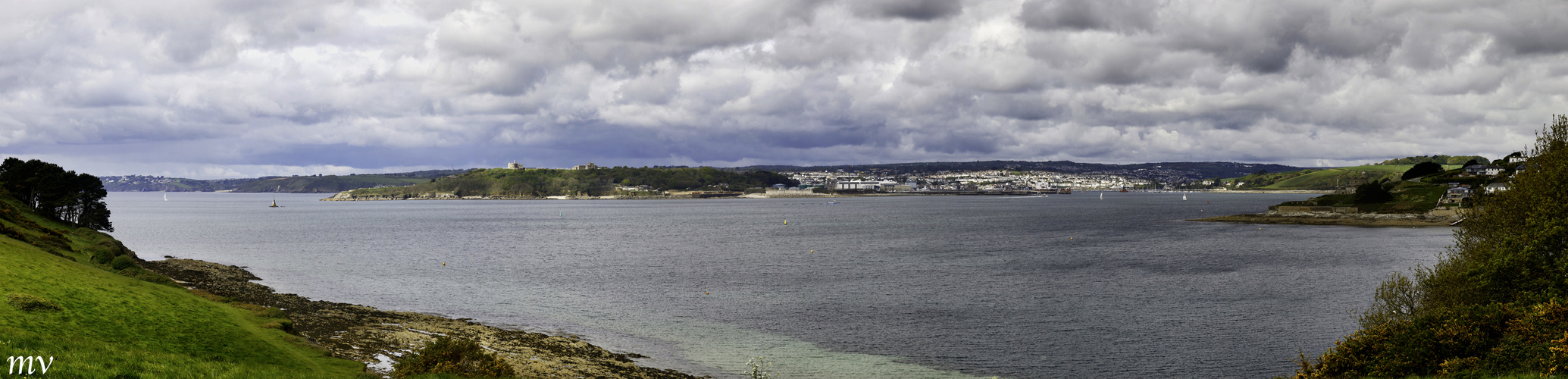 Blick auf Falmouth