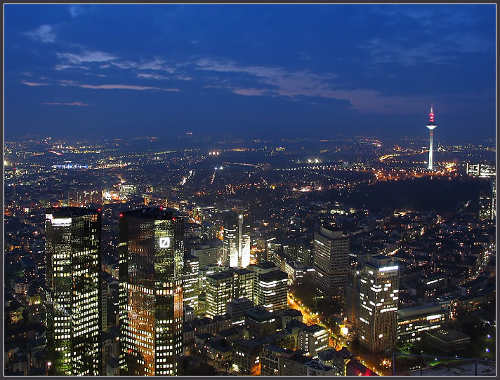 Blick auf FFM