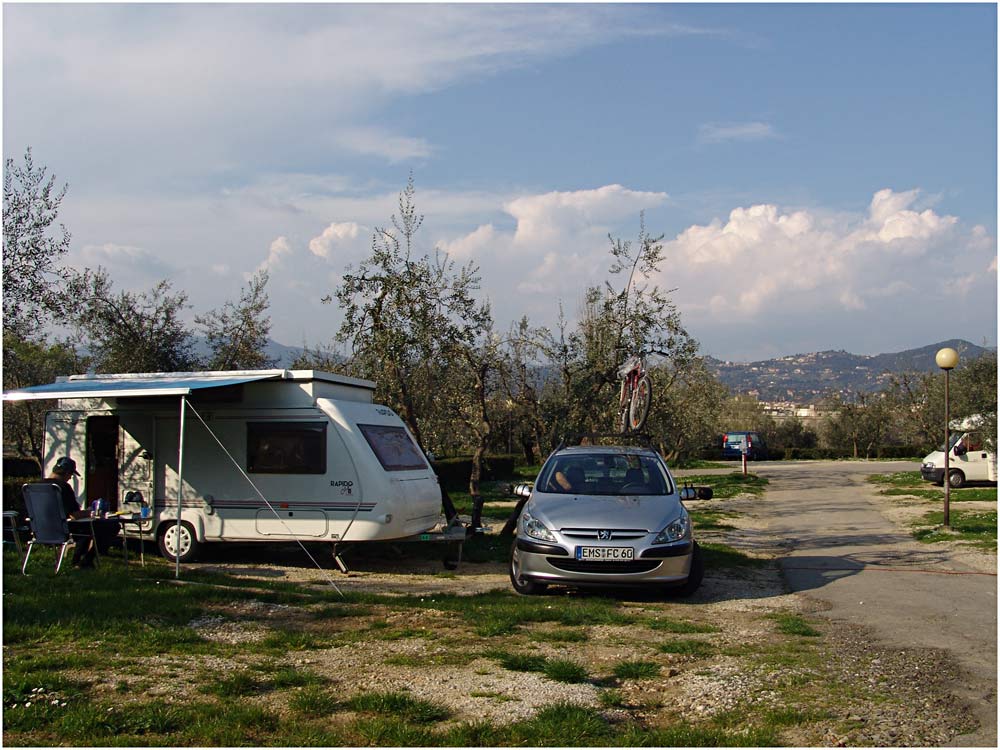 Blick auf Firenze _ Camping Michelangelo