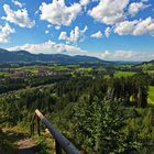 Blick auf Fischen im Allgäu.....