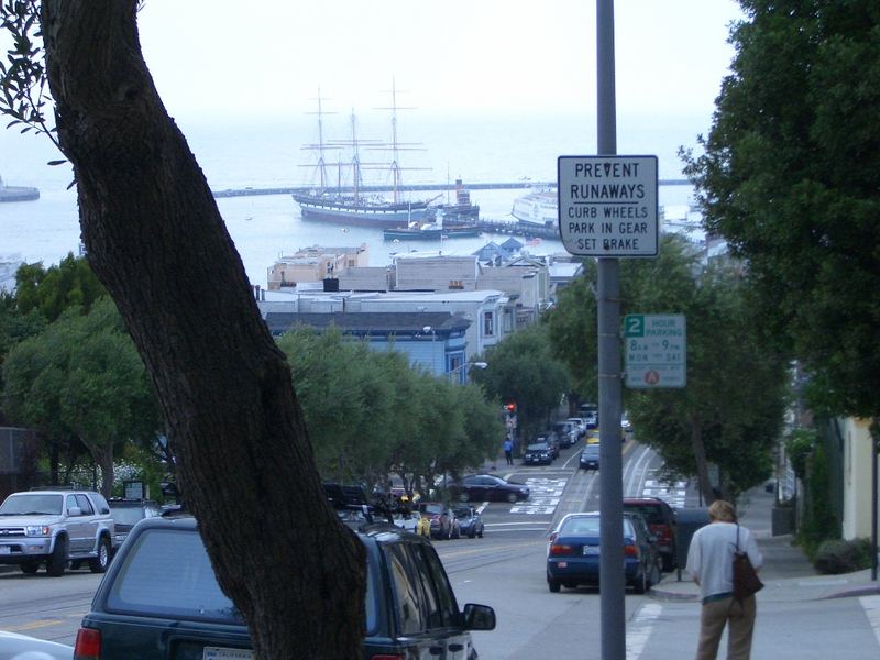 Blick auf Fisherman's wharf