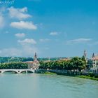 Blick auf Fiume Adige