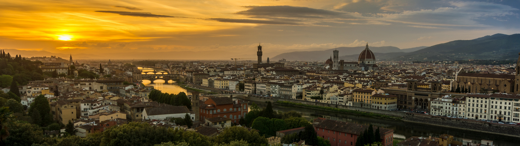 Blick auf Florenz