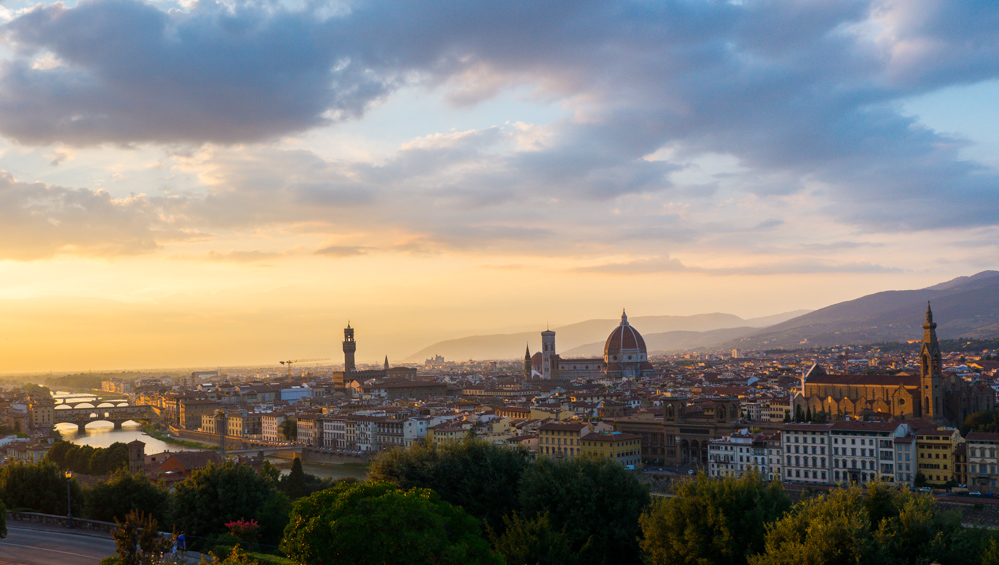 Blick auf Florenz