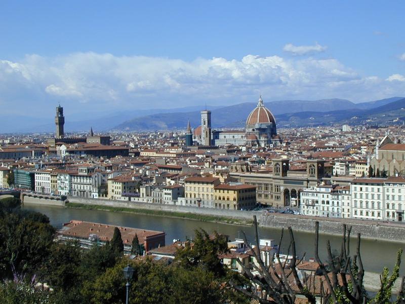 Blick auf Florenz