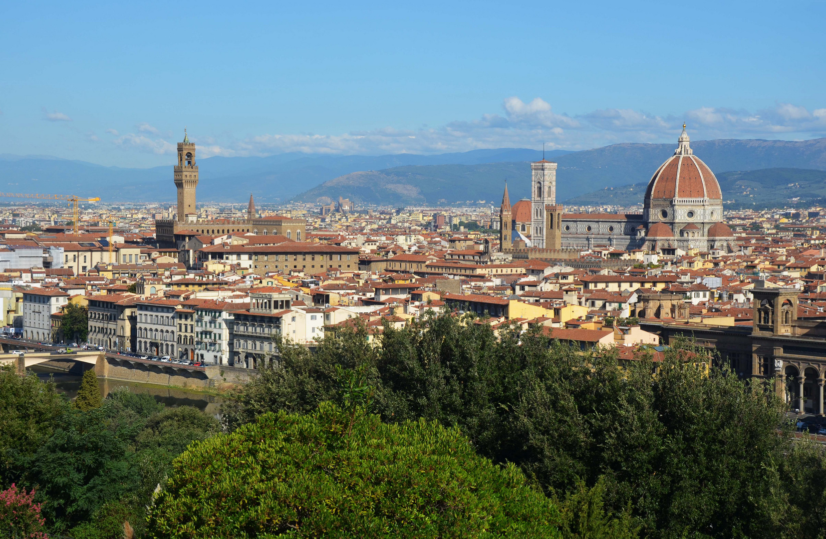 Blick auf Florenz