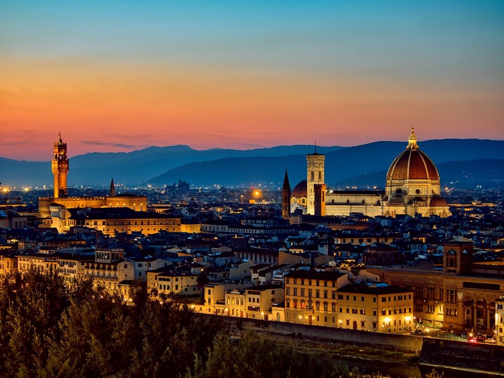 Blick auf Florenz