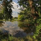 Blick auf Fluss und See