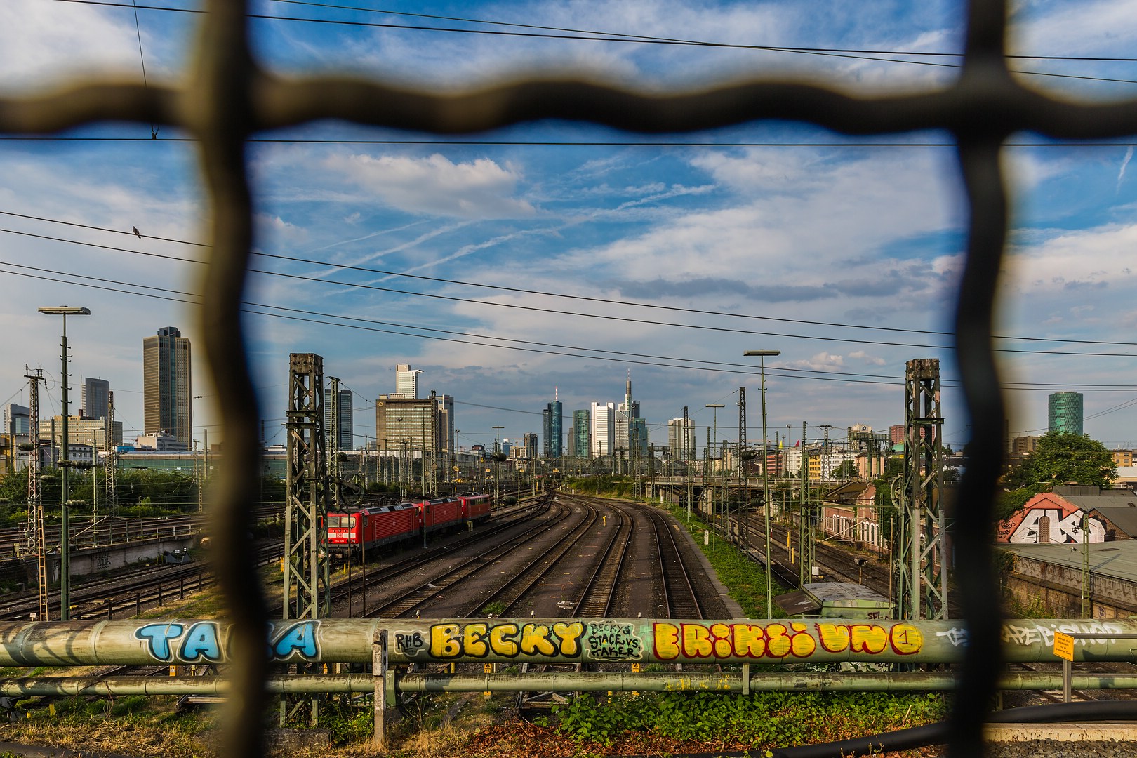 Blick auf Frankfurt