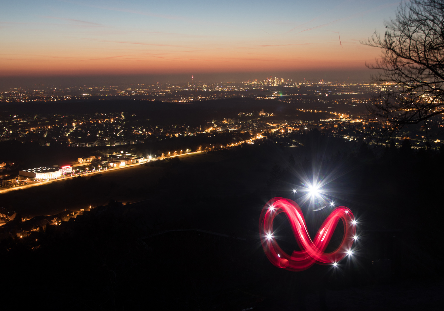 Blick auf Frankfurt