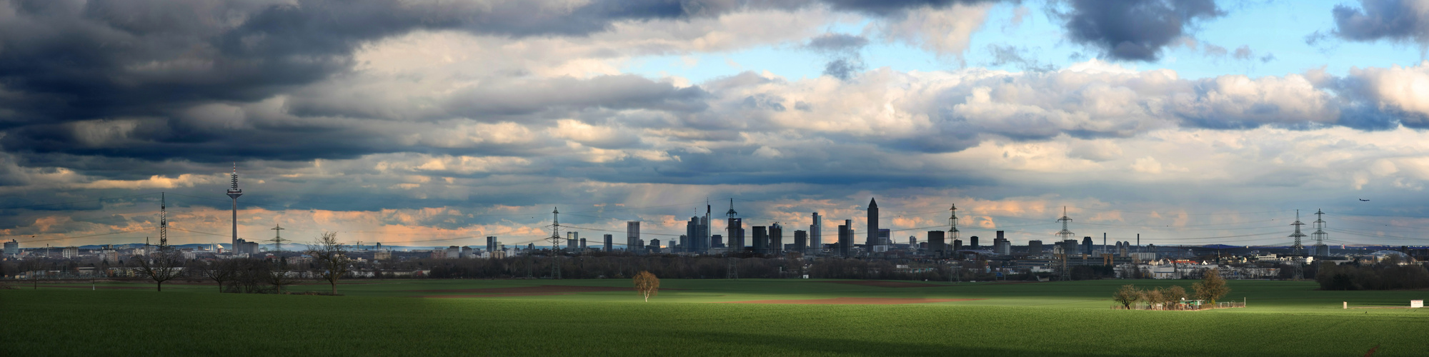 Blick auf Frankfurt