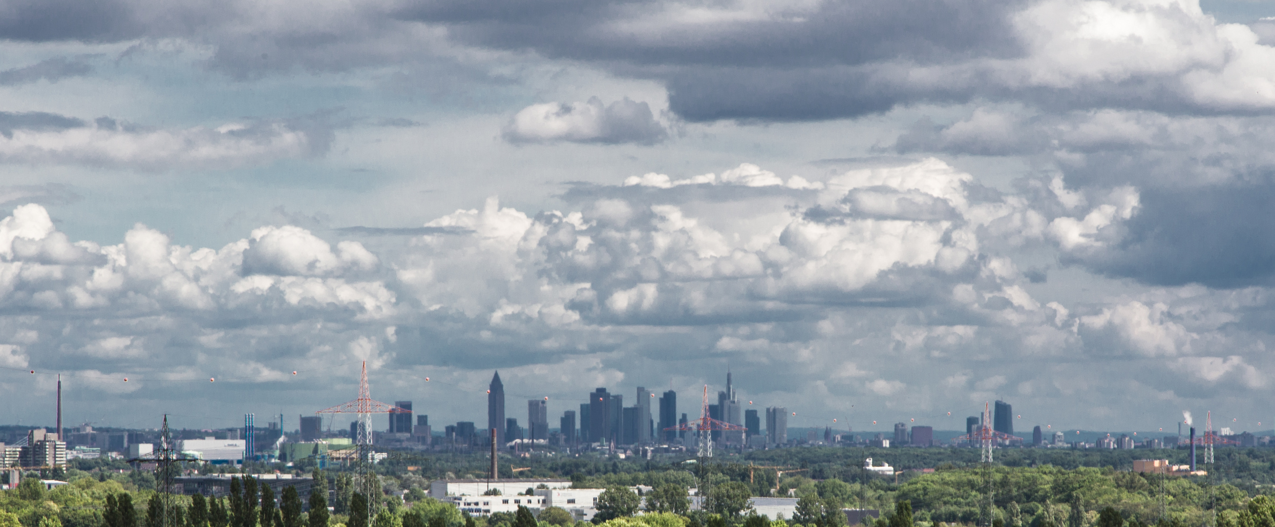 Blick auf Frankfurt