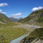 Blick auf Franz-Senn-Hütte