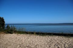 Blick auf Frauenburg vom Frischen Haff