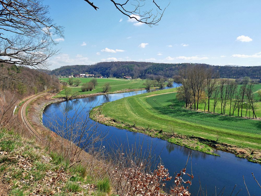 Blick auf Freiberger Mulde und Klosterbuch