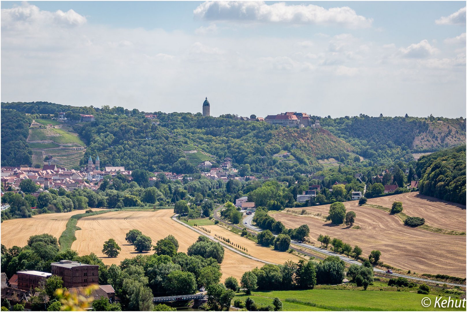 Blick auf Freyburg /Unstrut