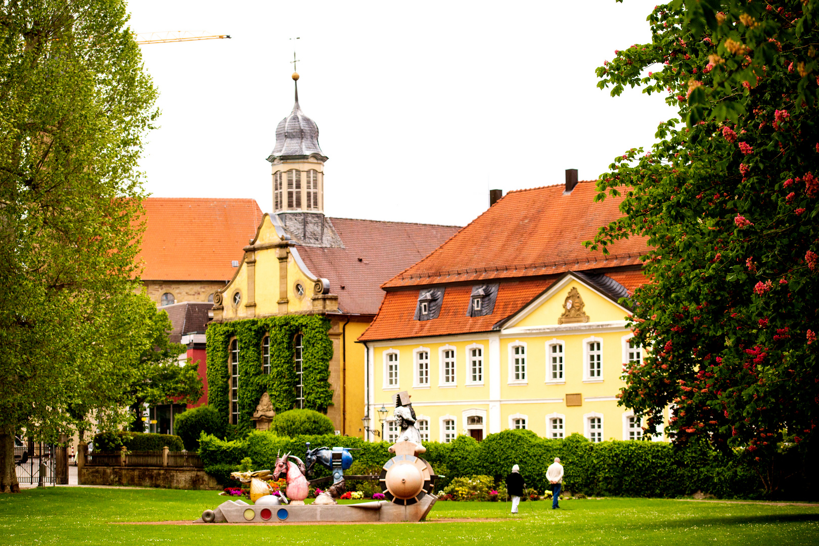 Blick auf Friedrich-Hecker-Platz