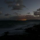 Blick auf Fuerteventura bei Nacht