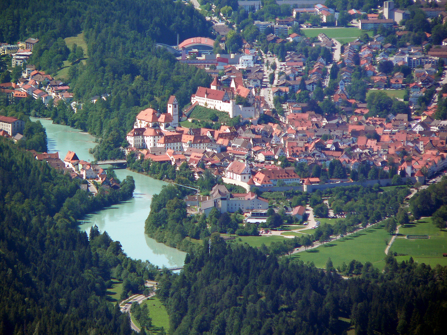 Blick auf Füssen