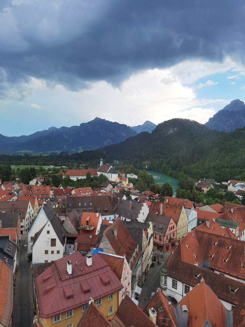 Blick auf Füssen