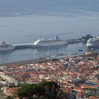 Blick auf Funchal mit Hafen