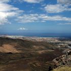 Blick auf Gáldar, Sta. Maria de Guia + La Costa