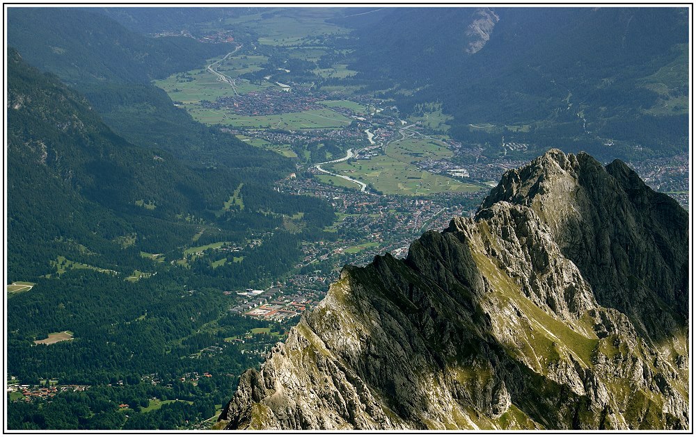 Blick auf Garmisch-Partenkirchen