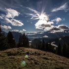 Blick auf Garmisch- Partenkirchen