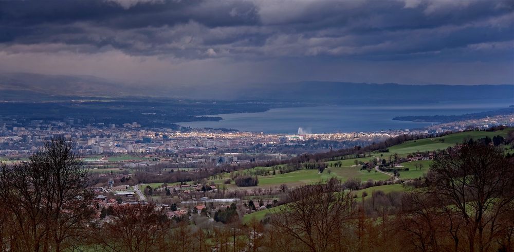 Blick auf Genf