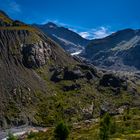 Blick auf Gletscher