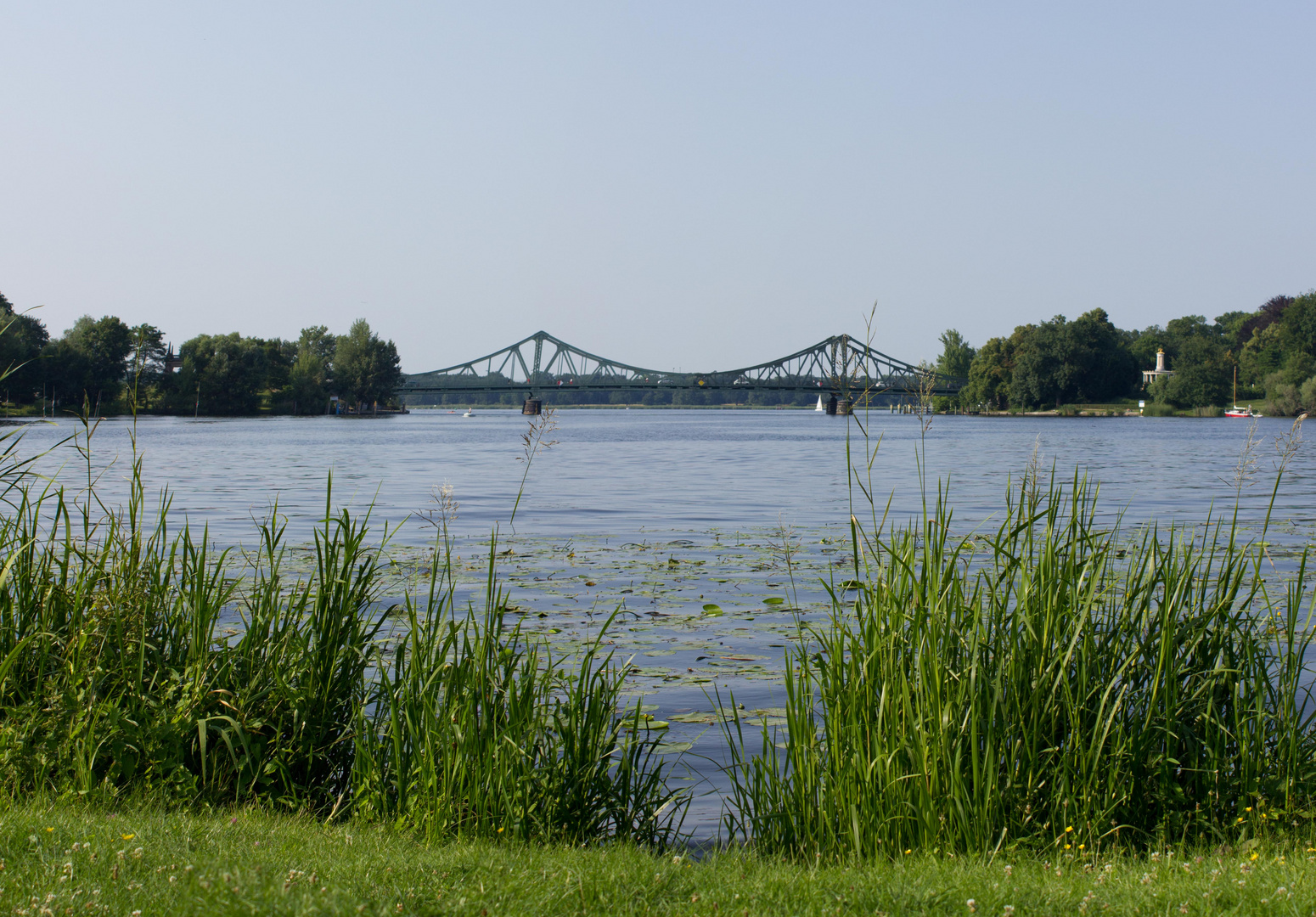 Blick auf Glienecker Brücke