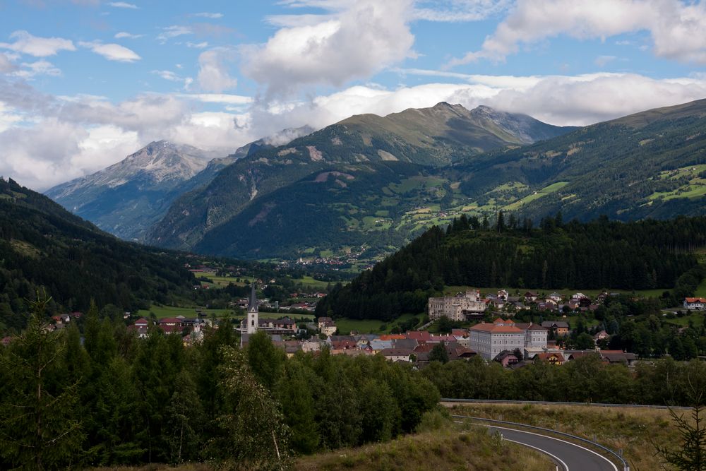 Blick auf Gmünd und Maltatal