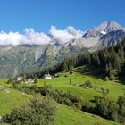 Blick auf Golzern im Maderanertal