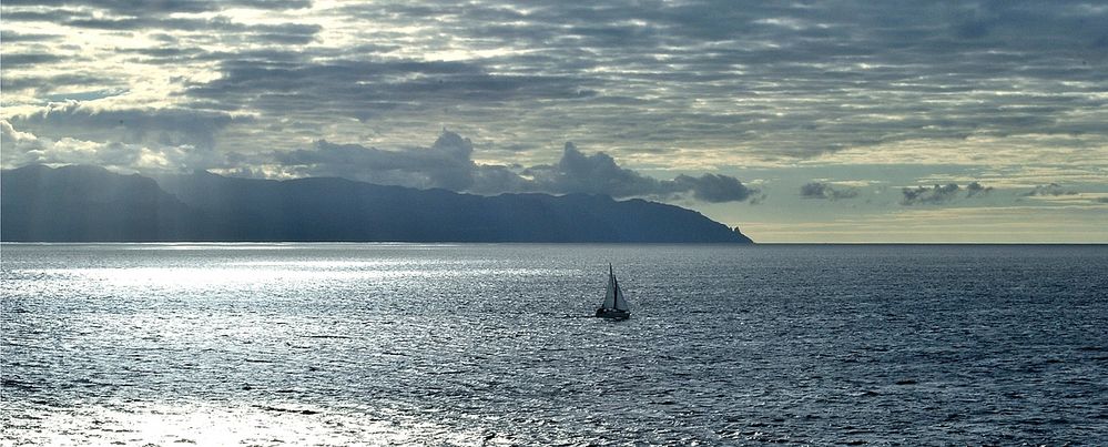 Blick auf Gomera