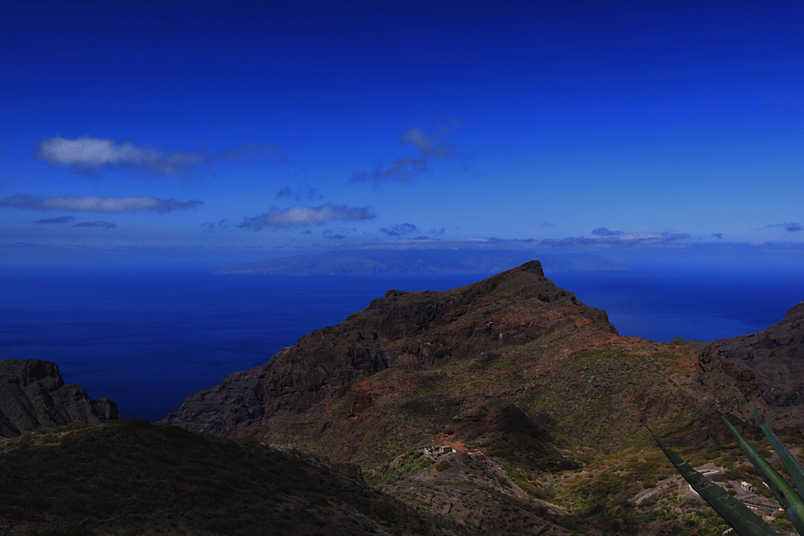 Blick auf Gomera..