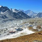 Blick auf Gorak Shep (5180 m) im Khumbu